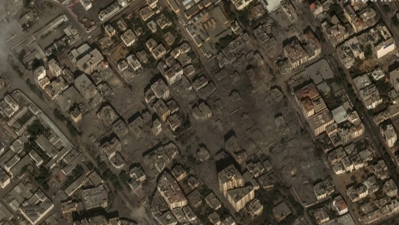 Photo of foto | „Totul a fost distrus”. Imagini din satelit cu ruinele din Fâșia Gaza: Sute de clădiri transformate în praf și cenușă